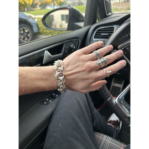 Jotte Double B Ring Bracelet | eBay Jotte Double B Ring Bracelet
